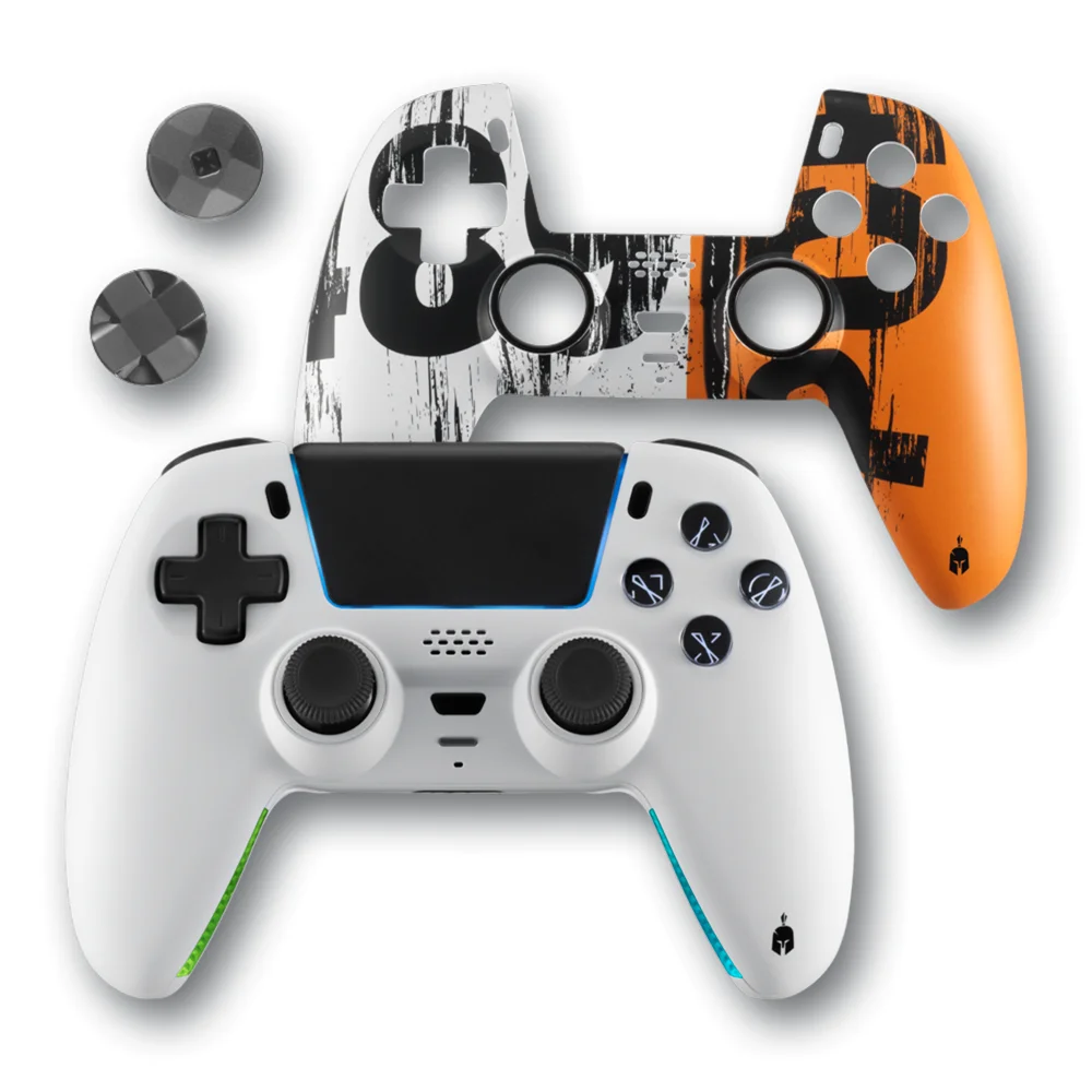 Безжичен геймпад Spartan Gear Sarissa за PC/PS4/PS5/Switch - Бял Безжичен геймпад Spartan Gear Sarissa за PC/PS4/PS5/Switch - Бял