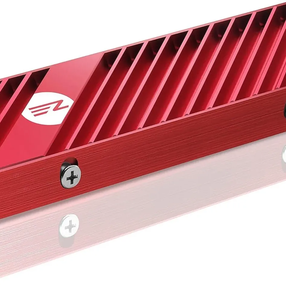 M.2 Heatsink EZDIY-FAB за NVMe SSD диск - Червен