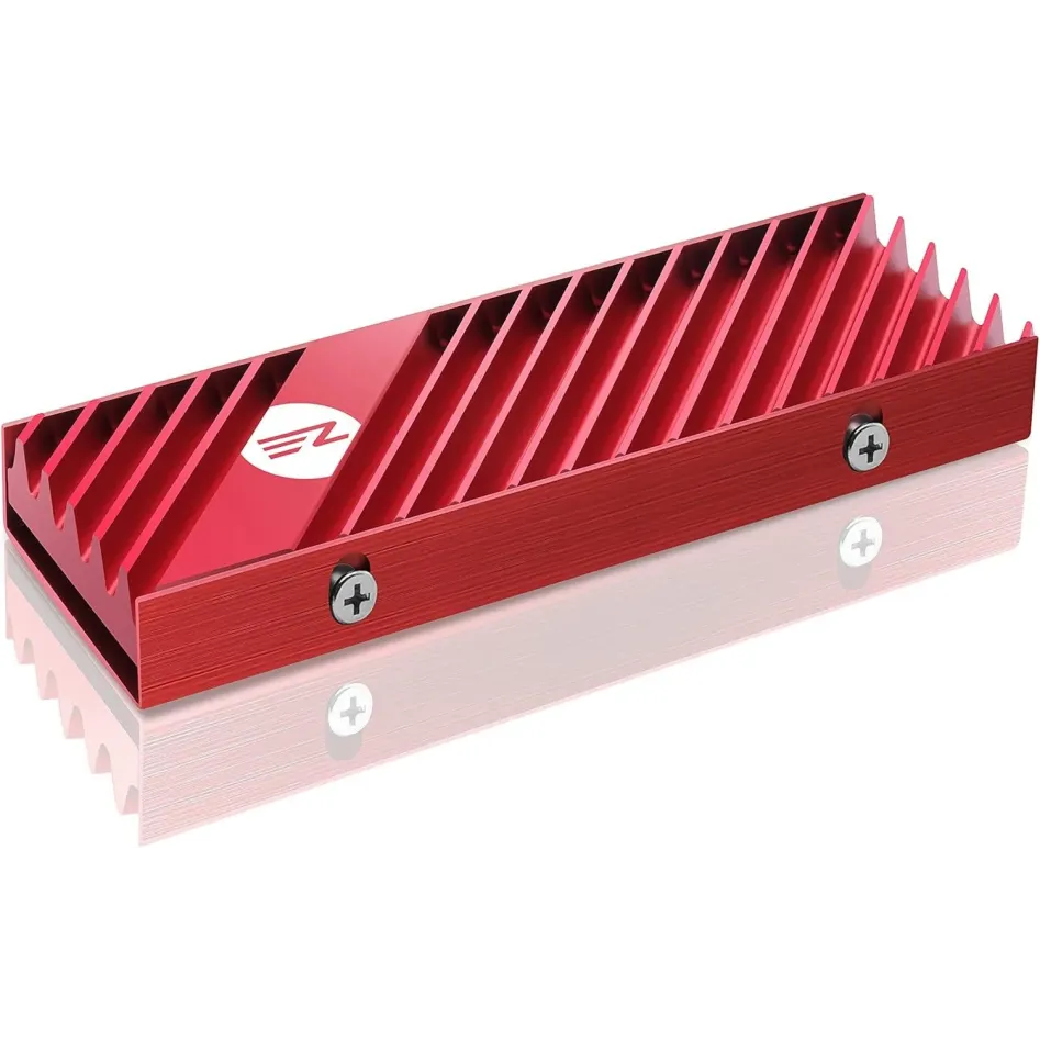 M.2 Heatsink EZDIY-FAB за NVMe SSD диск - Червен M.2 Heatsink EZDIY-FAB за NVMe SSD диск - Червен