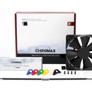 Вентилатор Noctua 120mm NF-F12 PWM Chromax.black.swap