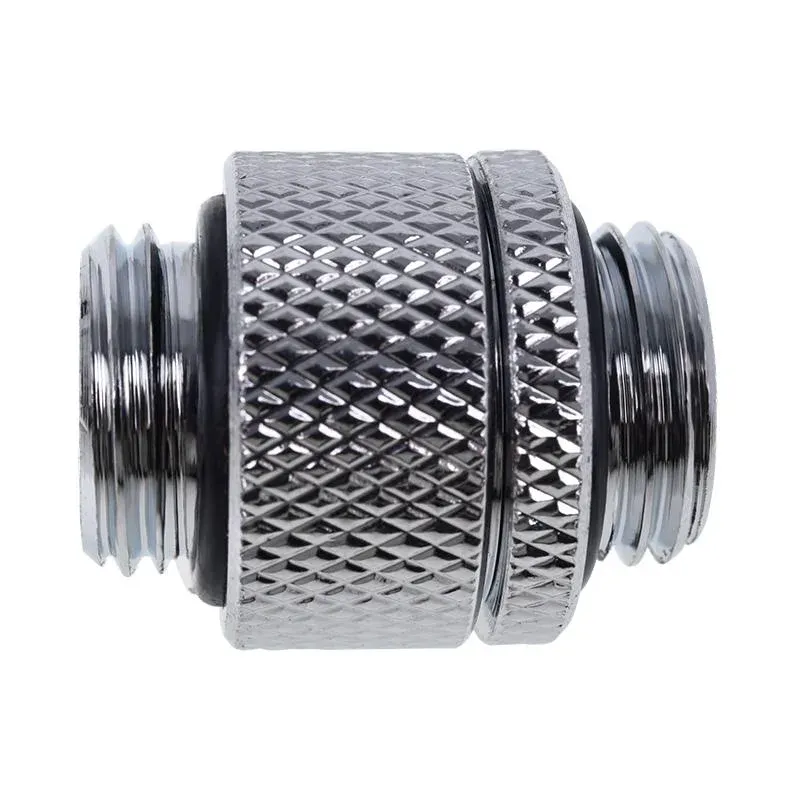 Адаптер съединител с външна резба Alphacool, Въртящ се, G1/4, Сребрист