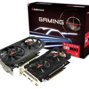 Видео карта BIOSTAR Radeon RX560, 4GB, GDDR5, 128 bit, DVI-I, HDMI, DisplayPort Видео карта BIOSTAR Radeon RX560, 4GB, GDDR5, 128 bit, DVI-I, HDMI, DisplayPort