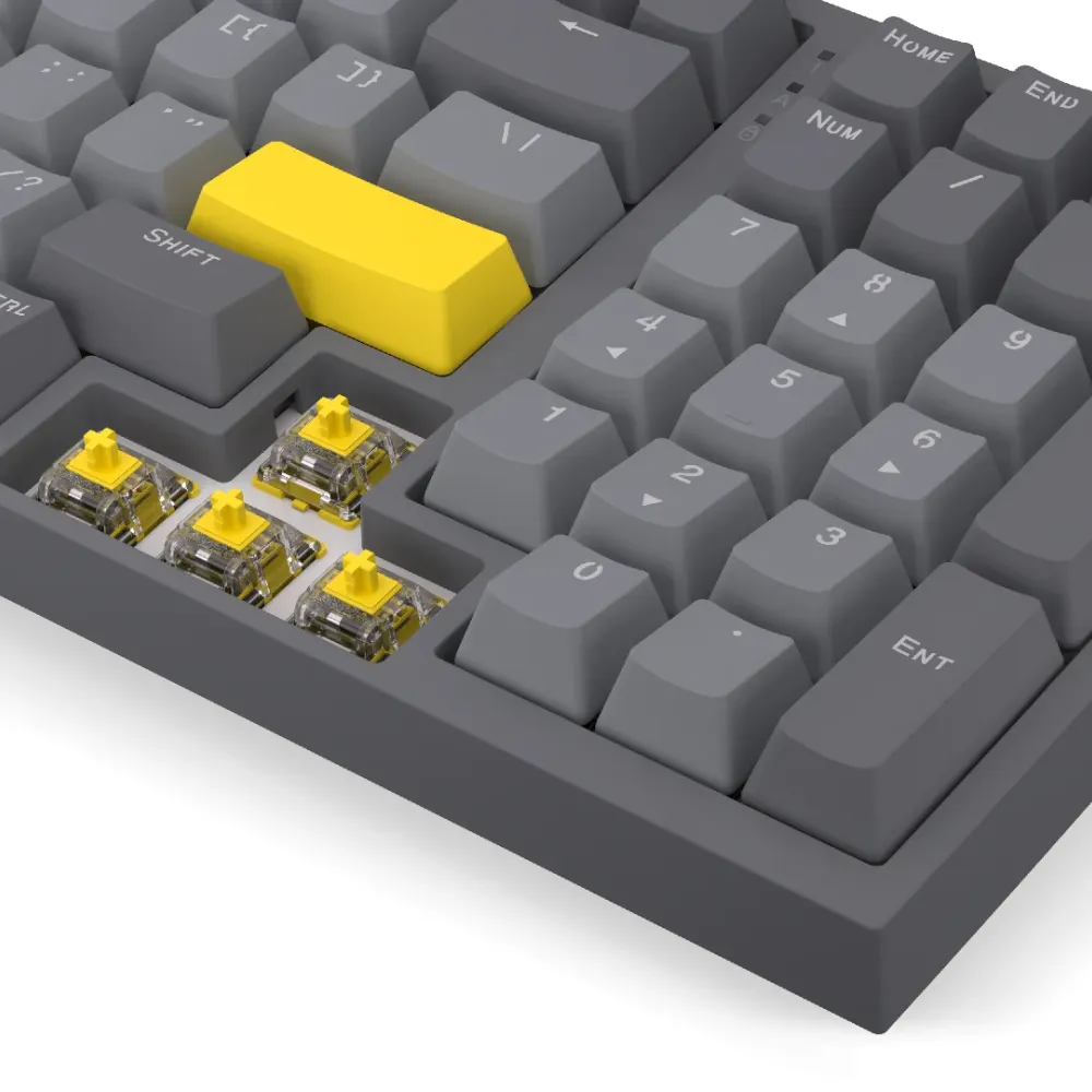 Геймърскa безжична механична клавиатура ENDORFY Celeris 1800 - Endorfy Yellow Switch - Full Size