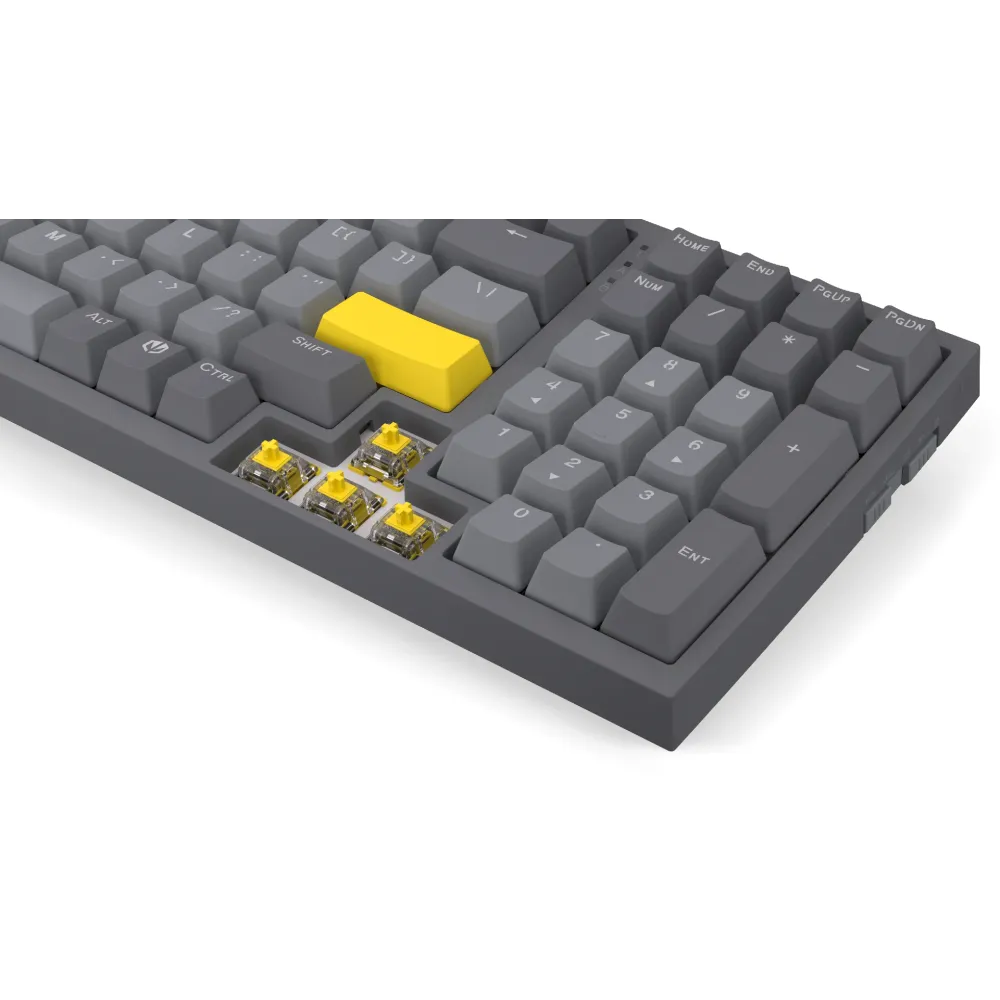 Геймърскa безжична механична клавиатура ENDORFY Celeris 1800 - Endorfy Yellow Switch - Full Size Геймърскa безжична механична клавиатура ENDORFY Celeris 1800 - Endorfy Yellow Switch - Full Size