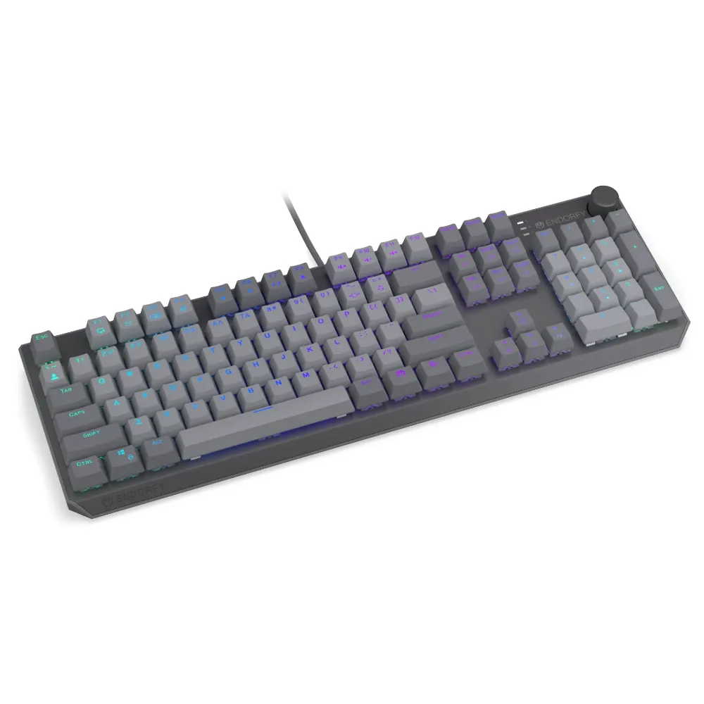 Endorfy механична клавиатура Thock V2 Full Size, PBT, Endorfy Red switch, US Layout