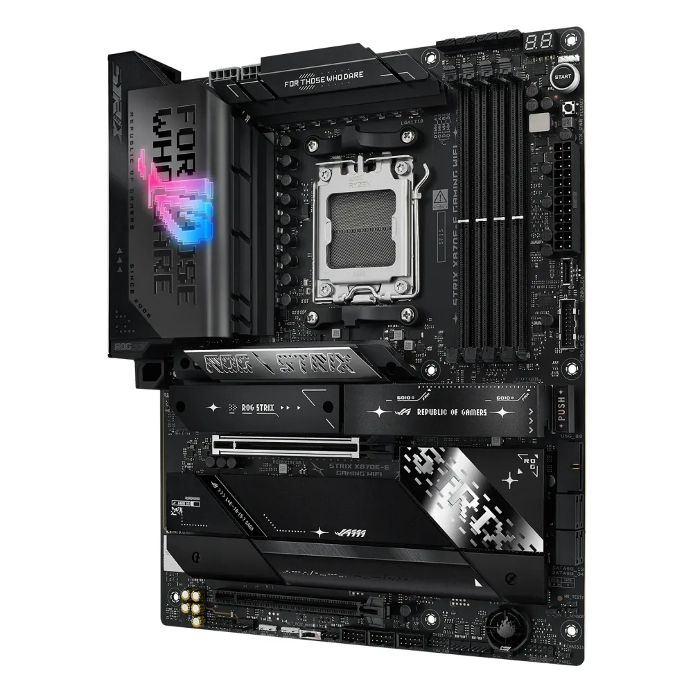 Дънна платка ASUS ROG STRIX X870E-E GAMING WIFI AM5 DDR5 Дънна платка ASUS ROG STRIX X870E-E GAMING WIFI AM5 DDR5