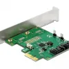 Карта Delock, PCI Express x1 към 2 port SATA, RAID