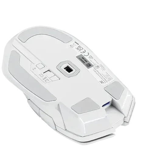 Геймърска безжична мишка PowerColor ALPHYN AM10 - White