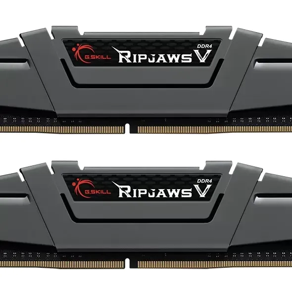 Памет G.SKILL Ripjaws V Dark Gray 16GB(2x8GB) DDR4 3200MHz F4-3200C16D-16GVGB