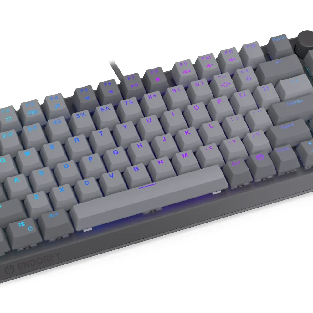 Endorfy механична клавиатура Thock V2 75%, PBT, Endorfy Red switch, US Layout