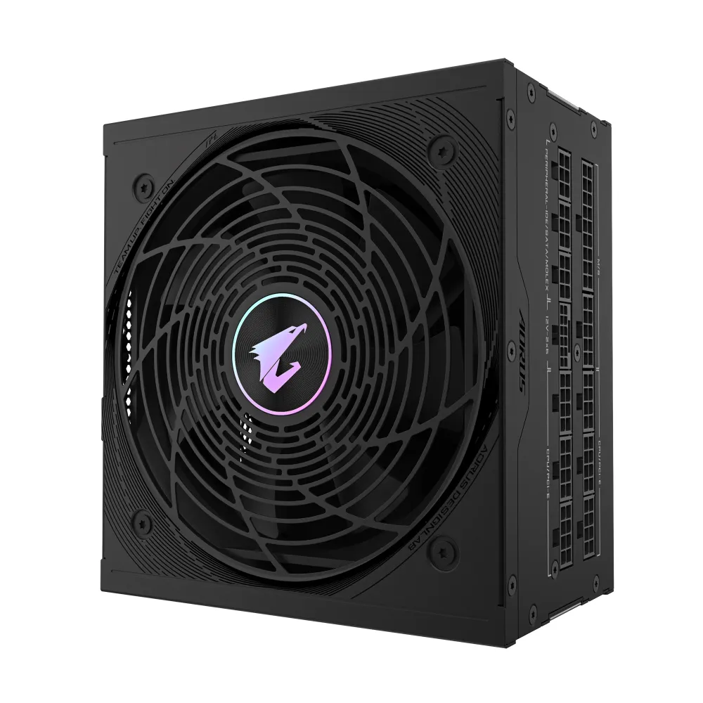Захранващ блок Gigabyte AORUS ELITE P1000W 80+ Platinum, PCIe 5.0 Захранващ блок Gigabyte AORUS ELITE P1000W 80+ Platinum, PCIe 5.0