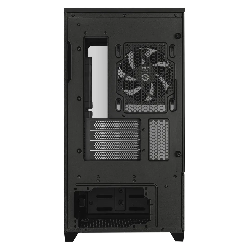 Кутия ASUS Prime AP202 ARGB mATX + 3 ARGB Вентилатора - Black