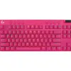 Геймърска механична клавиатура Logitech G Pro X TKL Lightspeed Tactile Switch, Magenta
