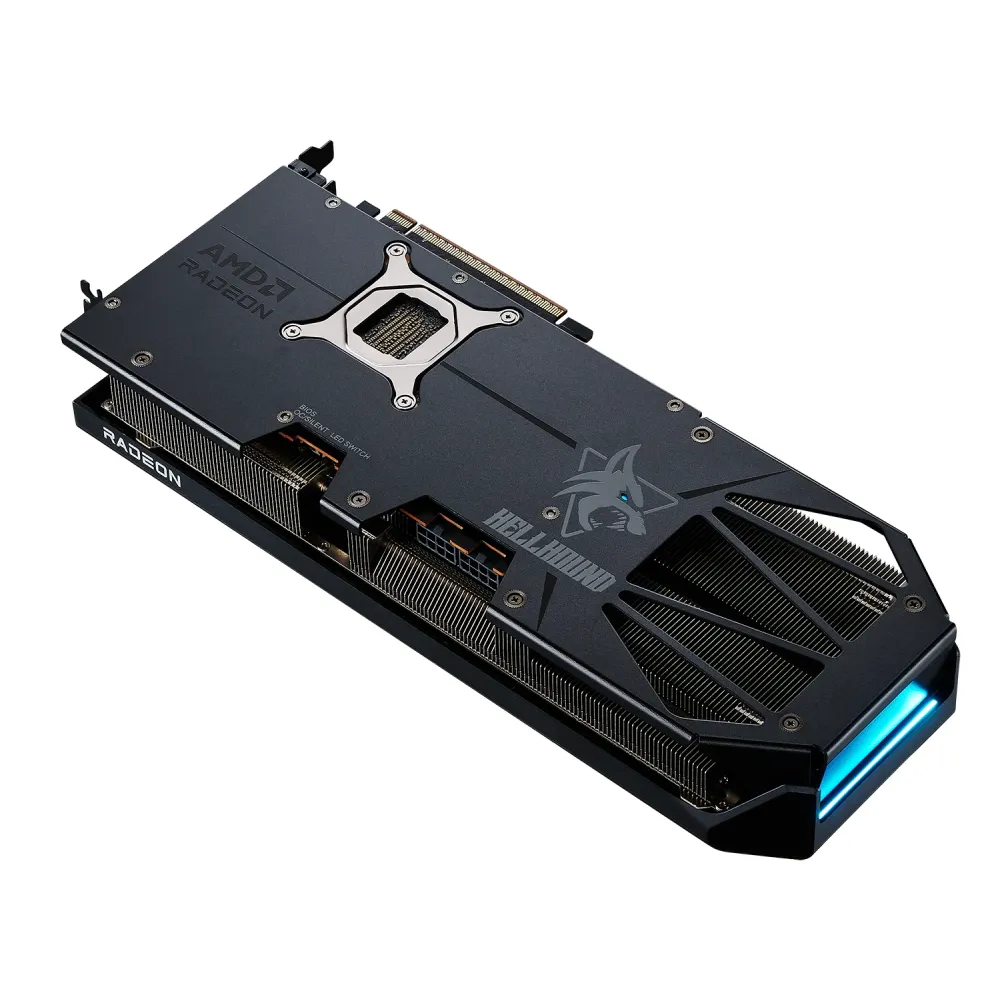Видео карта PowerColor Radeon RX 9070 GRE Hellhound 12GB GDDR6 Видео карта PowerColor Radeon RX 9070 GRE Hellhound 12GB GDDR6