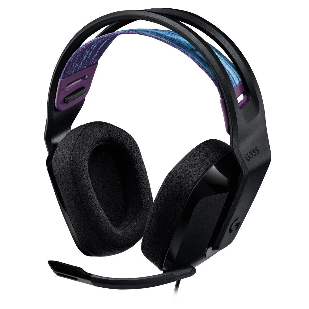 Геймърски слушалки Logitech G335, Микрофон, Черни Геймърски слушалки Logitech G335, Микрофон, Черни