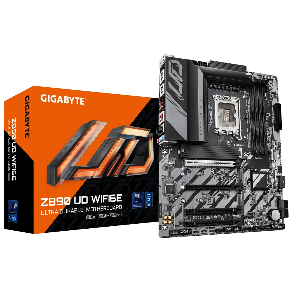 Дънна платка GIGABYTE Z890 UD WIFI 6E, LGA 1851 Дънна платка GIGABYTE Z890 UD WIFI 6E, LGA 1851