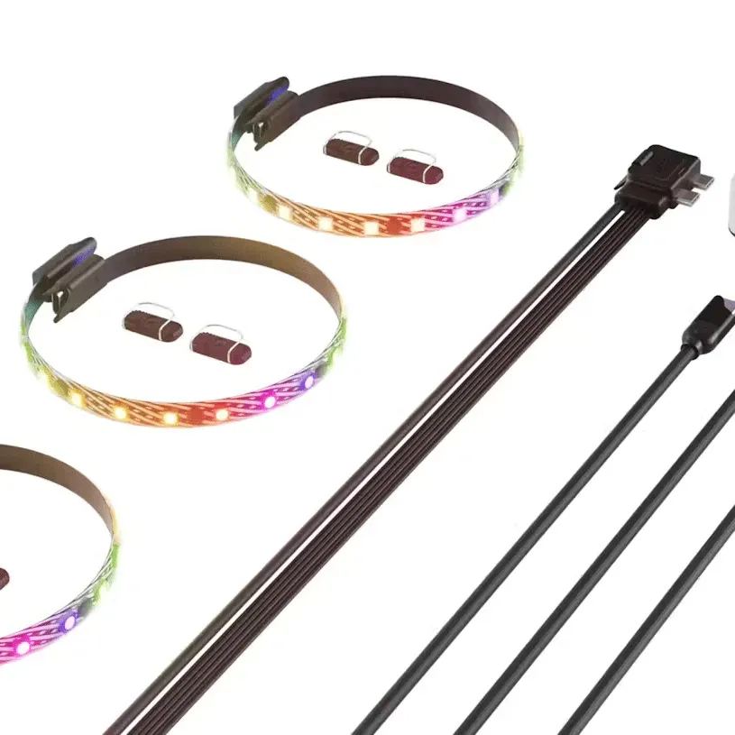 Комплект 3бр ARGB LED Ленти HYTE LS10 - 330 mm + NP50 Комплект 3бр ARGB LED Ленти HYTE LS10 - 330 mm + NP50