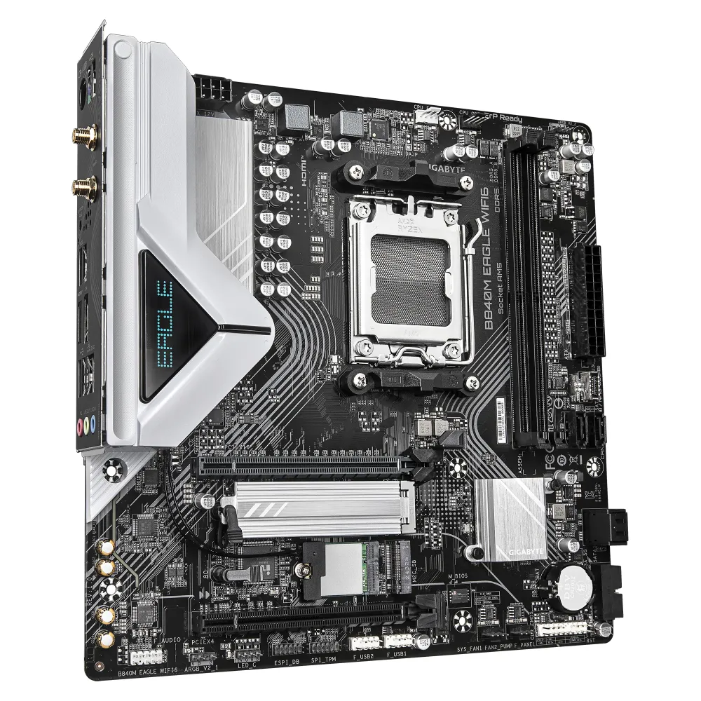 Дънна платка GIGABYTE B840M EAGLE WIFI6 socket AM5 Дънна платка GIGABYTE B840M EAGLE WIFI6 socket AM5