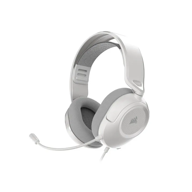 Геймърски слушалки с микрофон Corsair HS35 v3 White