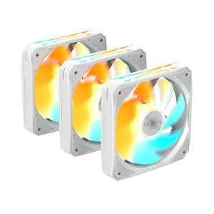 Комплект вентилатори 3-Pack GIGABYTE AORUS EZ CHAIN FAN 120 ICE, 120x120x25mm ARGB