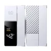 Охладител за процесор Jonsbo CC90 Dual Tower 130mm Display - Бял
