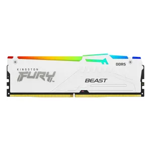 Памет Kingston FURY Beast White RGB 64GB(2x32GB) DDR5 6000MHz CL36