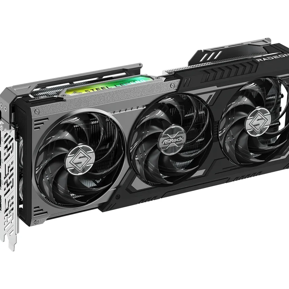 Видео карта ASRock Radeon RX 9070 GRE Steel Legend Dark 12GB OC GDDR6