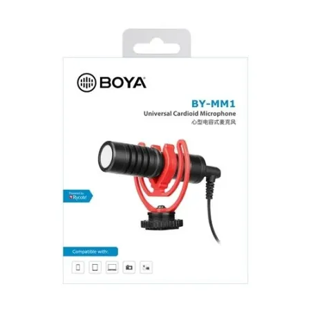 Микрофон BOYA BY-MM1 компактен Микрофон BOYA BY-MM1 компактен