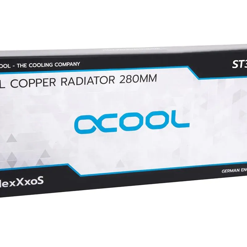 Радиатор Alphacool NexXxoS ST30 Full Copper 280mm Radiator V.2, White Special Edition