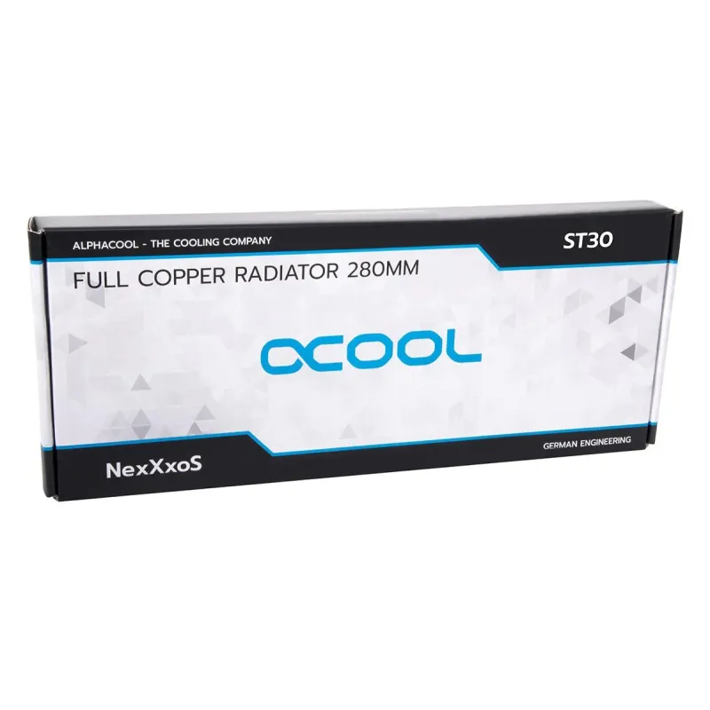 Радиатор Alphacool NexXxoS ST30 Full Copper 280mm Radiator V.2, White Special Edition Радиатор Alphacool NexXxoS ST30 Full Copper 280mm Radiator V.2, White Special Edition