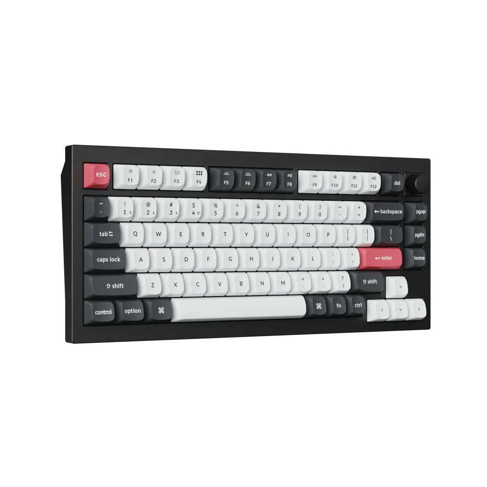 Механична клавиатура Keychron Q1 HE QMK 75% Carbon Black - Wireless Механична клавиатура Keychron Q1 HE QMK 75% Carbon Black - Wireless