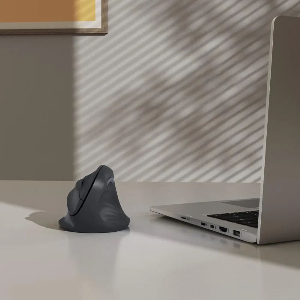 HAMA Безжична ергономична мишка „EWM-500R“, оптична, 7 бутона, черна