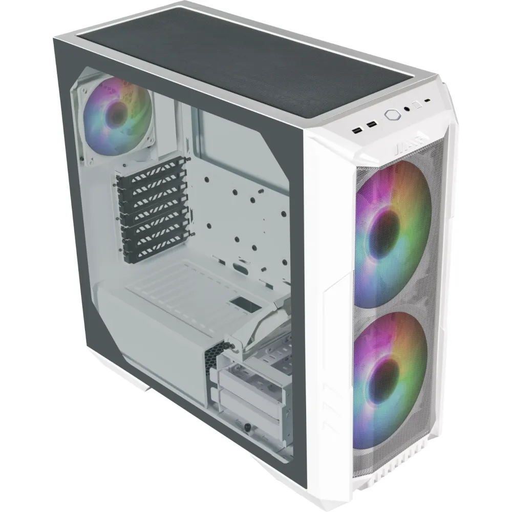 Кутия Cooler Master HAF 500 - Бяла Кутия Cooler Master HAF 500 - Бяла