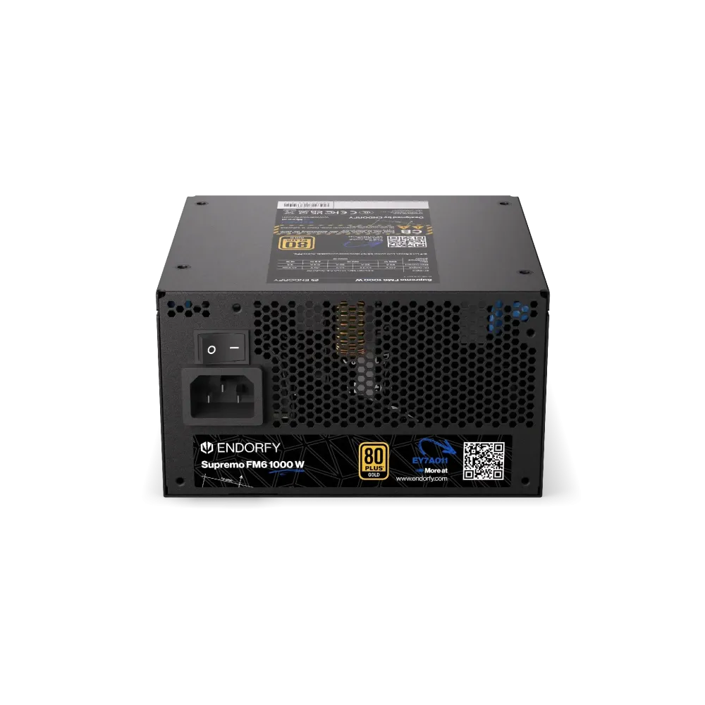 Захранващ блок Endorfy Supremo FM6 1000W 80+ Gold, PCIe 5.1 - Fully Modular Захранващ блок Endorfy Supremo FM6 1000W 80+ Gold, PCIe 5.1 - Fully Modular