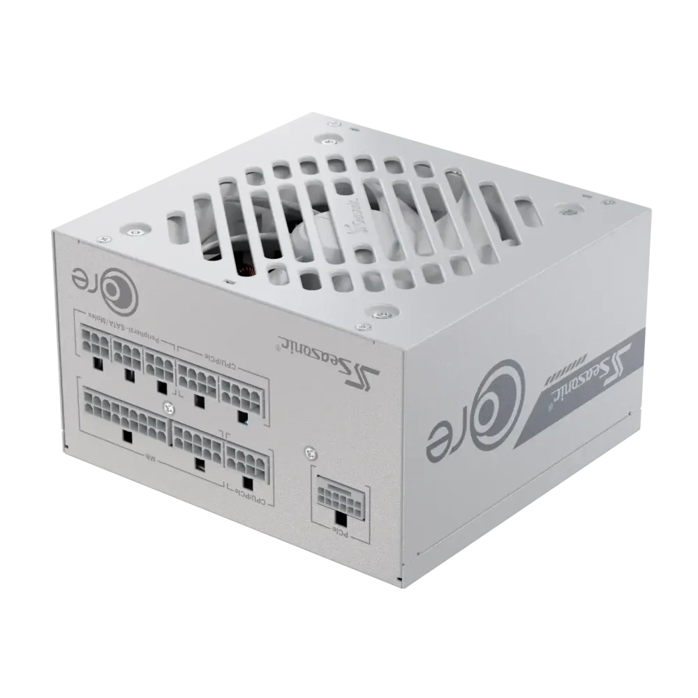 Захранващ блок Seasonic CORE GX White 850W 80+ Gold, Fully Modular, ATX 3.1, PCIe 5.1 Захранващ блок Seasonic CORE GX White 850W 80+ Gold, Fully Modular, ATX 3.1, PCIe 5.1