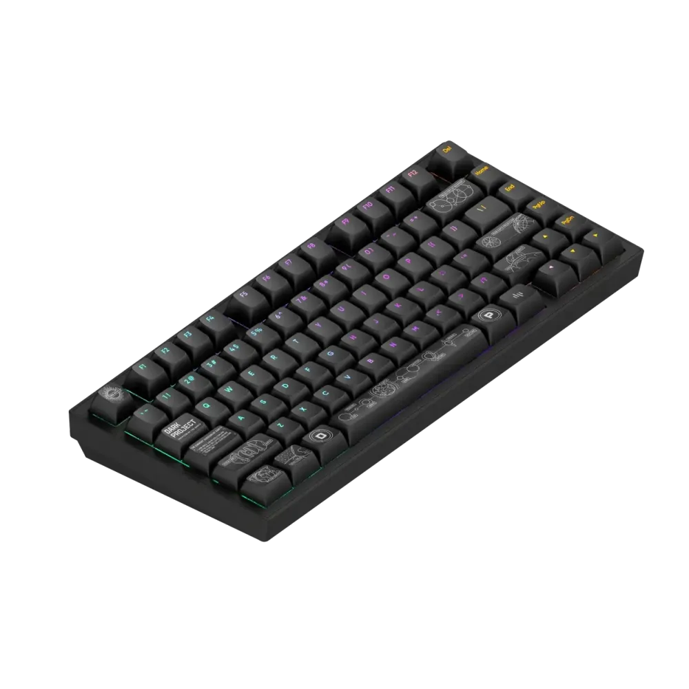 Геймърскa безжична клавиатура Dark Project ALU81A Terra Nova V2 Black RGB
