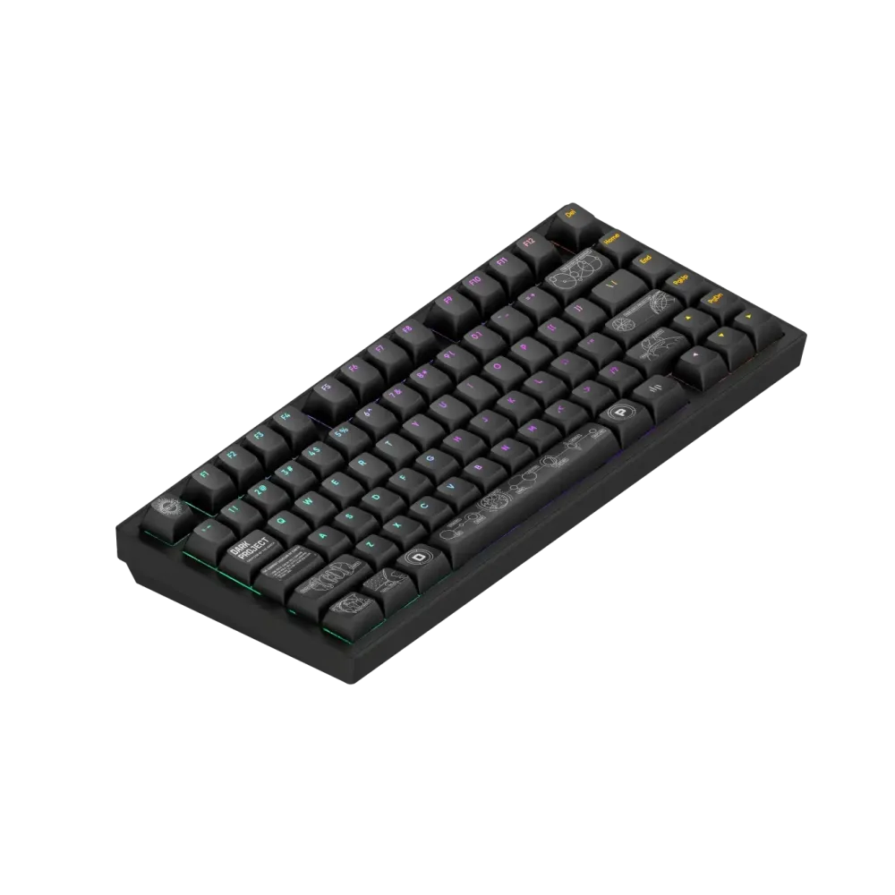 Геймърскa безжична клавиатура Dark Project ALU81A Terra Nova V2 Black RGB