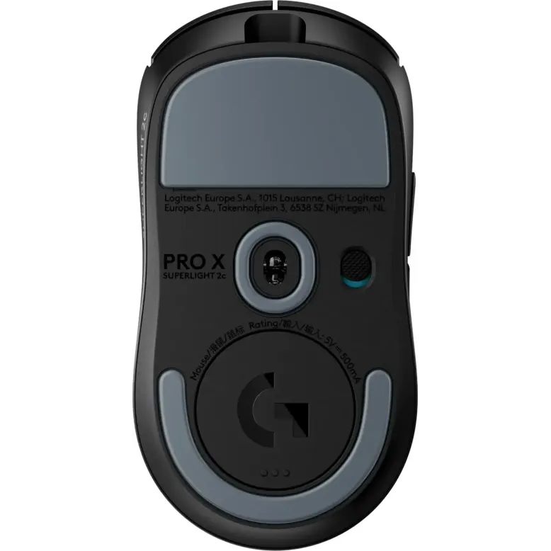 Безжична Мишка Logitech G Pro X Superlight 2c compact, черно Безжична Мишка Logitech G Pro X Superlight 2c compact, черно