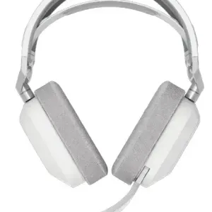 Геймърски слушалки с микрофон Corsair HS80 MAX White безжични и блутут PC/PS5/PS4