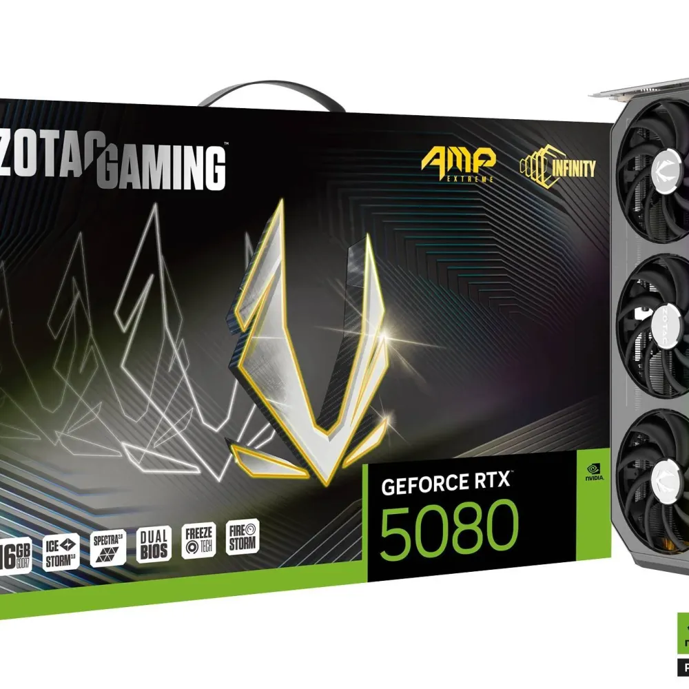Видео карта ZOTAC GAMING RTX 5080 AMP Extreme Infinity 16GB GDDR7
