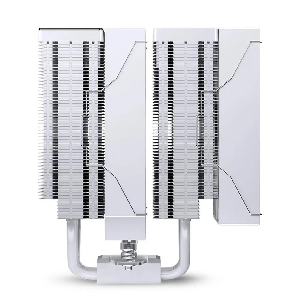 Охладител за процесор Jonsbo CC90 Dual Tower 130mm Display - Бял