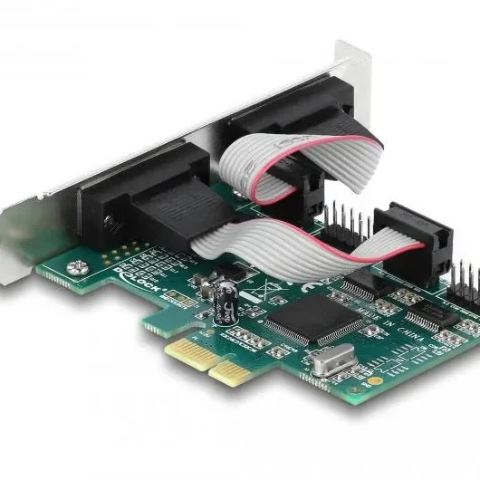 Карта за разширение на слотове Delock, PCI Express Card към 4 x Serial RS-232 Карта за разширение на слотове Delock, PCI Express Card към 4 x Serial RS-232