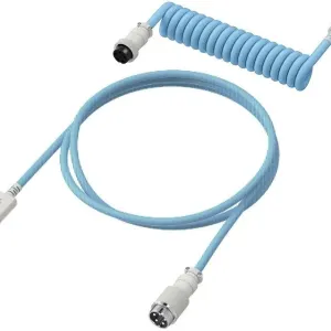 Кабел за клавиатура HyperX Coiled Cable USB-C Light Blue-White