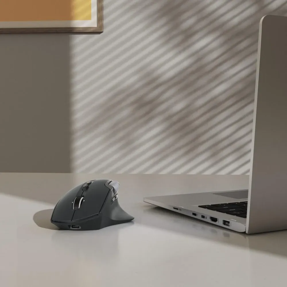 HAMA Мишка „WM-900“ мултифункционална, ергономична, Bluetooth, батерия, RGB, черна