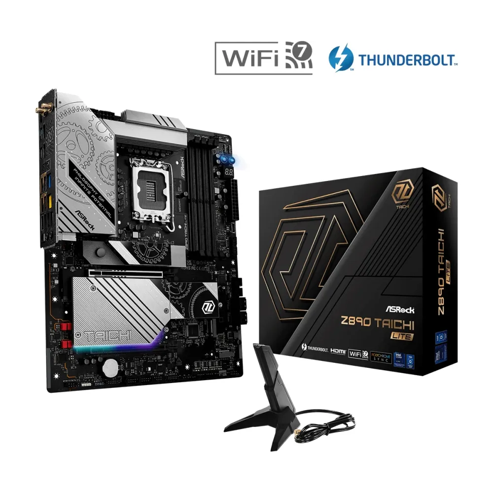 Дънна платка ASRock Z890 TAICHI LITE WIFI, LGA 1851 Дънна платка ASRock Z890 TAICHI LITE WIFI, LGA 1851