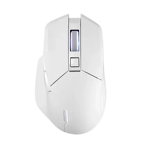Геймърска безжична мишка PowerColor ALPHYN AM10 - White