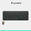 Безжична клавиатура Logitech K250 Graphite - Кирилизирана