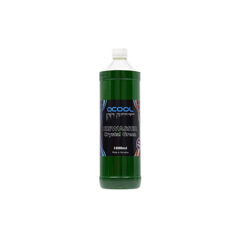 Течност за водно охлаждане Alphacool Eiswasser Crystal Green, 1000ml