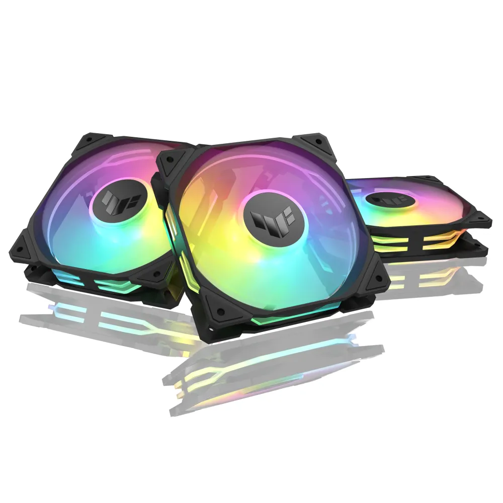 Комплект Вентилатори 3в1 ASUS TUF GAMING TR120 ARGB Reverse Black Комплект Вентилатори 3в1 ASUS TUF GAMING TR120 ARGB Reverse Black