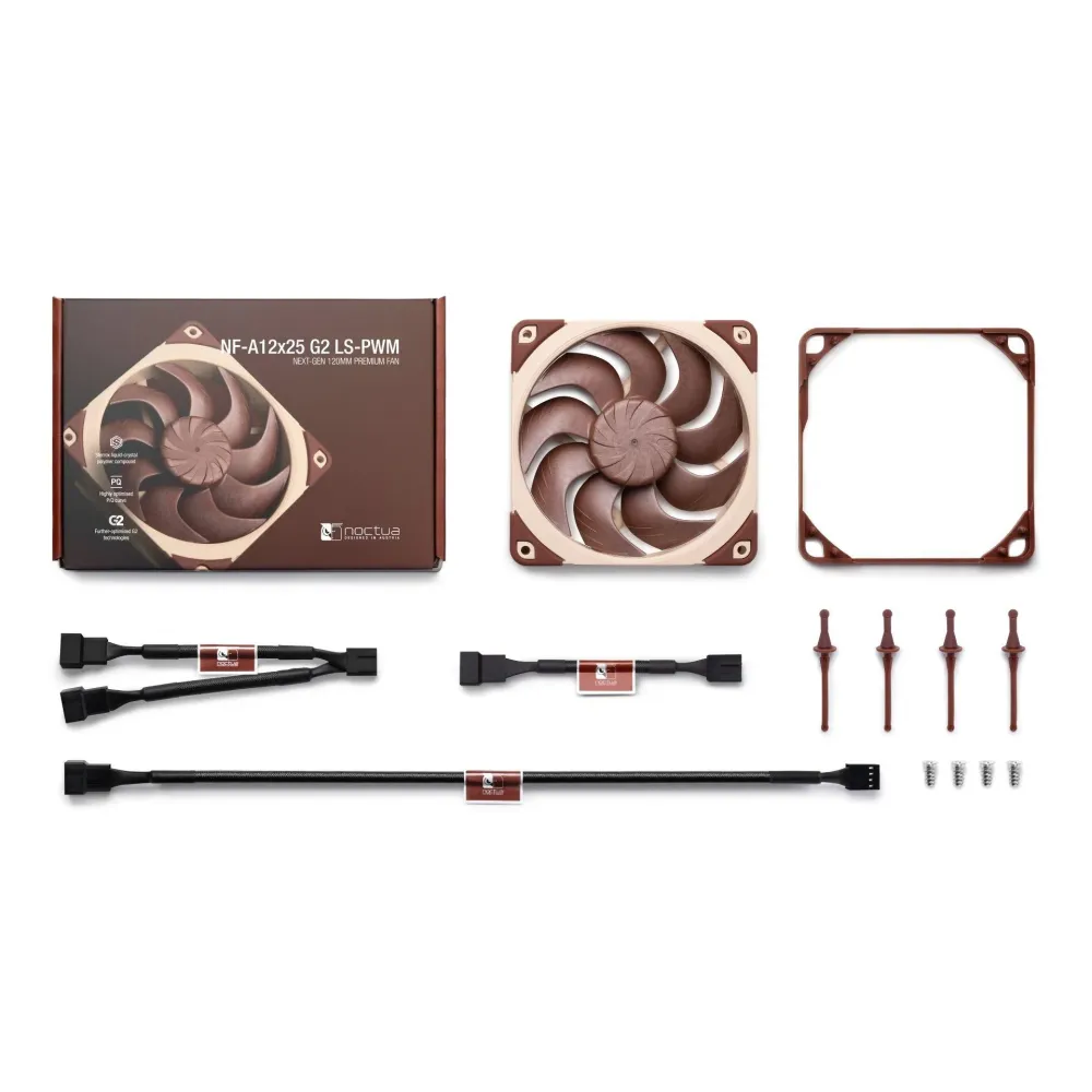 Вентилатор Noctua 120mm NF-A12x25 G2 LS-PWM Вентилатор Noctua 120mm NF-A12x25 G2 LS-PWM